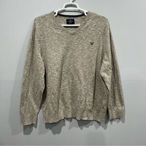 AMERICAN EAGLE Men v-neck gray sweater/size  XXL